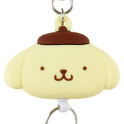 [Sanrio] Face Reel Keychain Strap -Pom Pom Purin [APR 2024] Sanrio Original Japan