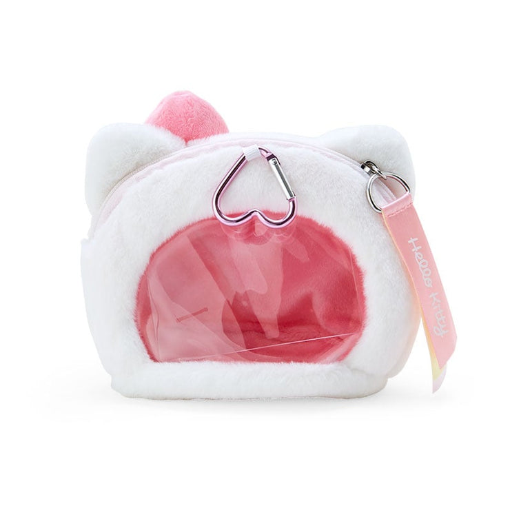 [Sanrio] Windowed Face-Shaped Pouch -Hello Kitty [APR 2024] Sanrio Original Japan