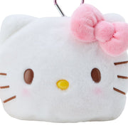 [Sanrio] Windowed Face-Shaped Pouch -Hello Kitty [APR 2024] Sanrio Original Japan