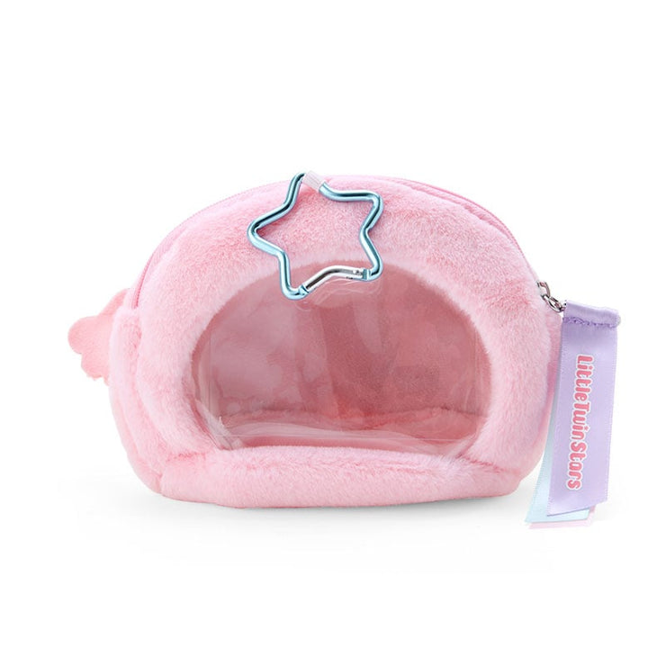 [Sanrio] Windowed Face-Shaped Pouch -Little Twin Stars [APR 2024] Sanrio Original Japan