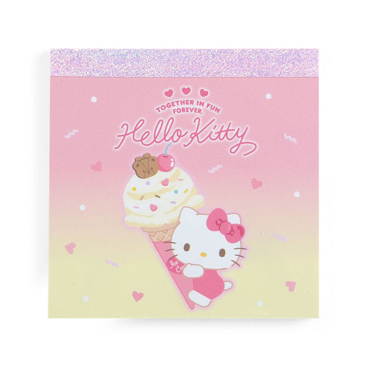 [Sanrio] Ice Party Design Stationery Series- Memo Pad -Hello Kitty [MAY 2024] Sanrio Original Japan
