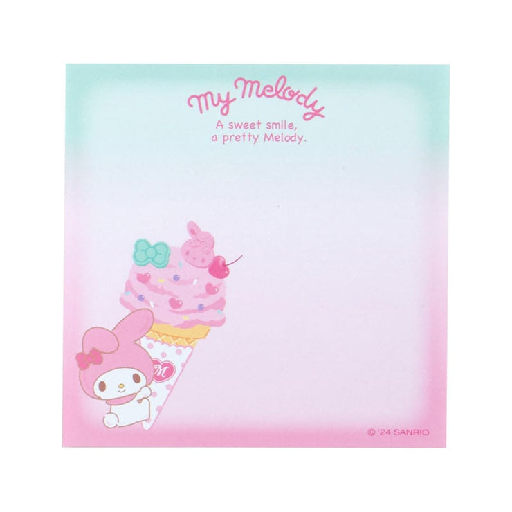 [Sanrio] Ice Party Design Stationery Series- Memo Pad -My Melody [MAY 2024] Sanrio Original Japan