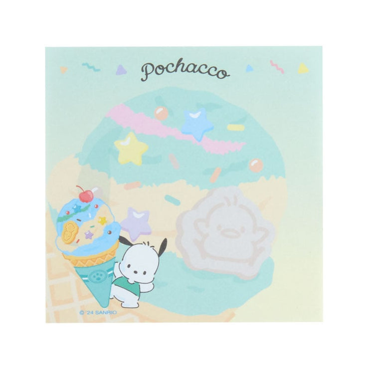 [Sanrio] Ice Party Design Stationery Series- Memo Pad -Pochacco [MAY 2024] Sanrio Original Japan