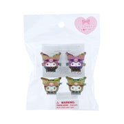 [Sanrio] Aurora Mini Hair Clips -Kuromi [MAY 2024] Sanrio Original Japan