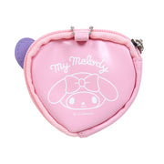 [Clearance]#[Sanrio] Colorful Heart -Mini Pouch with Badge -My Melody [MAY 2024] Sanrio Original Japan