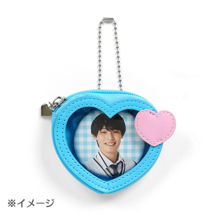[Sanrio] Colorful Heart -Mini Pouch with Badge -Cinnamoroll [MAY 2024] Sanrio Original Japan