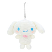 [Sanrio] Amigurumi-style Knit Mascot Holder - Cinnamoroll [JUN 2024] Sanrio Original Japan