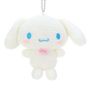 [Sanrio] Amigurumi-style Knit Mascot Holder - Cinnamoroll [JUN 2024] Sanrio Original Japan