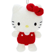 [Sanrio] Amigurumi-style Knit Mascot Holder - Hello Kitty [JUN 2024] Sanrio Original Japan