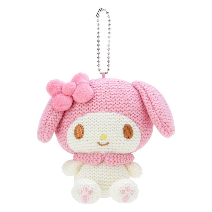 [Sanrio] Amigurumi-style Knit Mascot Holder - My Melody [JUN 2024] Sanrio Original Japan