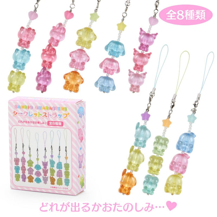 [Sanrio] Gummy Candy Design Series- Secret Strap [Blind Package] [JUN 2024] Sanrio Original Japan