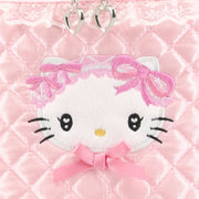 [Sanrio] Hello Kitty 50th Anniversary Pink Quilt Series - Vanity Pouch [JUL 2024] Shobido Japan