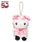 [Sanrio] Hello Kitty 50th Anniversary Pink Quilt Series - Mascot Strap [JUL 2024] Shobido Japan