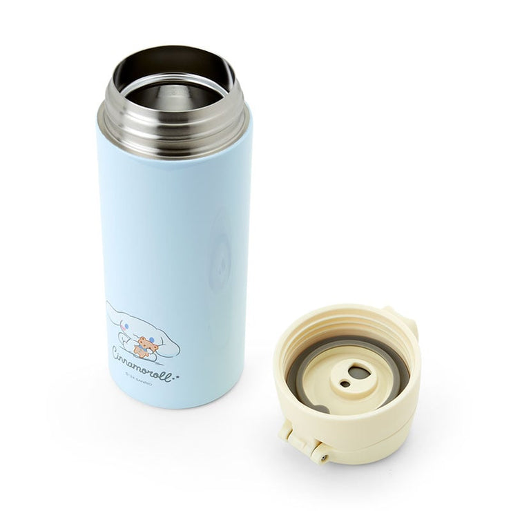 [Sanrio] One-touch Stainless Steel Bottle -Cinnamoroll [JUL 2024] Sanrio Original Japan