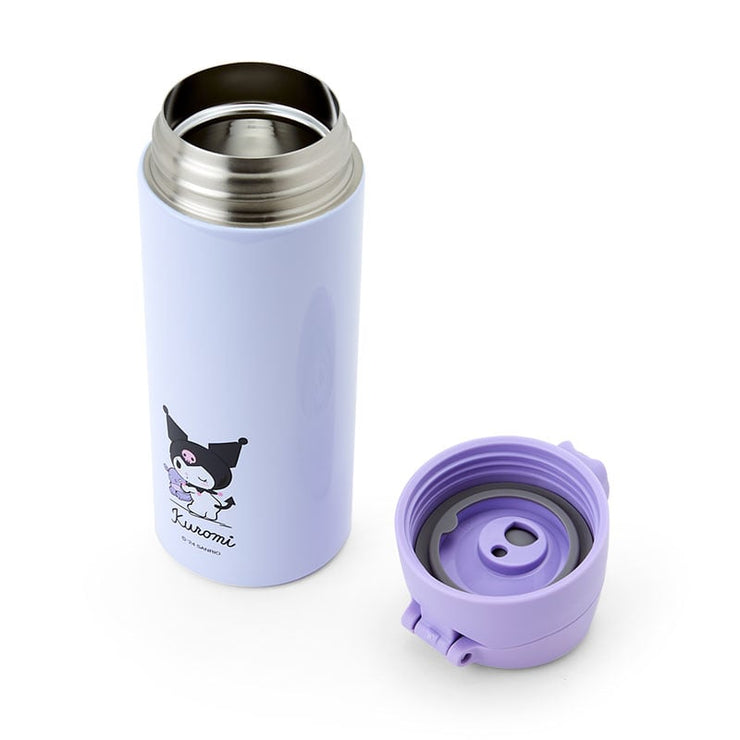 [Sanrio] One-touch Stainless Steel Bottle -Kuromi [JUL 2024] Sanrio Original Japan