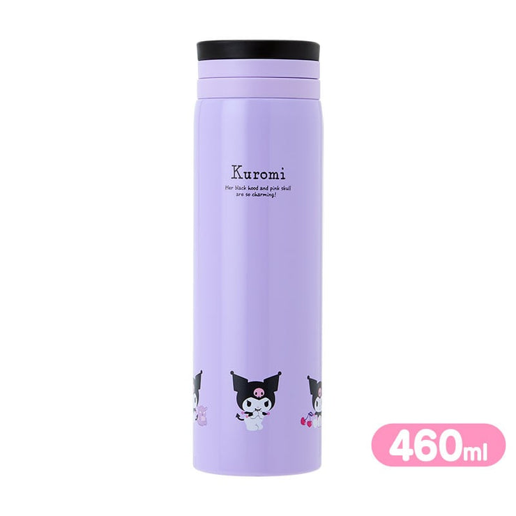 [Sanrio] Stainless Steel Mug Bottle -Kuromi [JUL 2024] Sanrio Original Japan