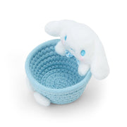 [Sanrio] Rope Basket w/Mascot S-Size -Cinnamoroll [JUL 2024] Sanrio Original Japan