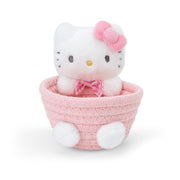 [Sanrio] Rope Basket w/Mascot S-Size -Hello Kitty [JUL 2024] Sanrio Original Japan