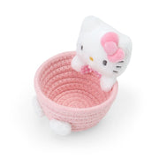 [Sanrio] Rope Basket w/Mascot S-Size -Hello Kitty [JUL 2024] Sanrio Original Japan