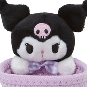 [Sanrio] Rope Basket w/Mascot S-Size -Kuromi [JUL 2024] Sanrio Original Japan