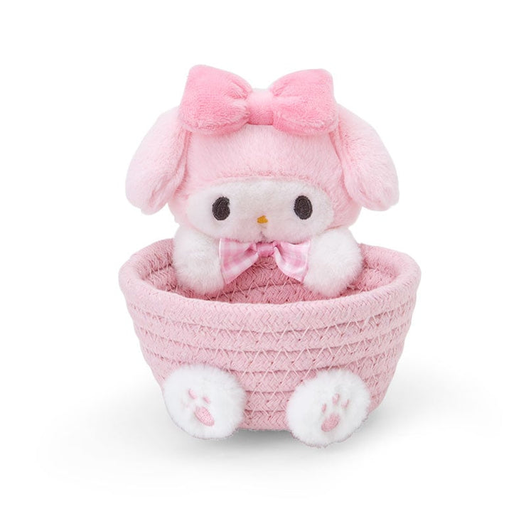 [Sanrio] Rope Basket w/Mascot S-Size -My Melody [JUL 2024] Sanrio Original Japan