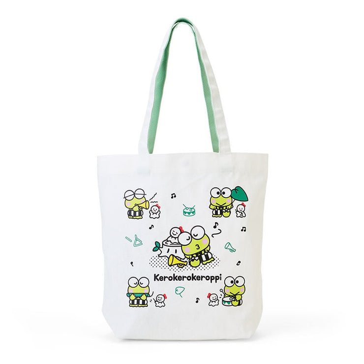 [Sanrio] Keroppi & Pekkle Song and Dance Cheerful Design Series - Tote Bag -Keroppi [JUL 2024] Sanrio Original Japan