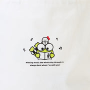 [Sanrio] Keroppi & Pekkle Song and Dance Cheerful Design Series - Tote Bag -Keroppi [JUL 2024] Sanrio Original Japan