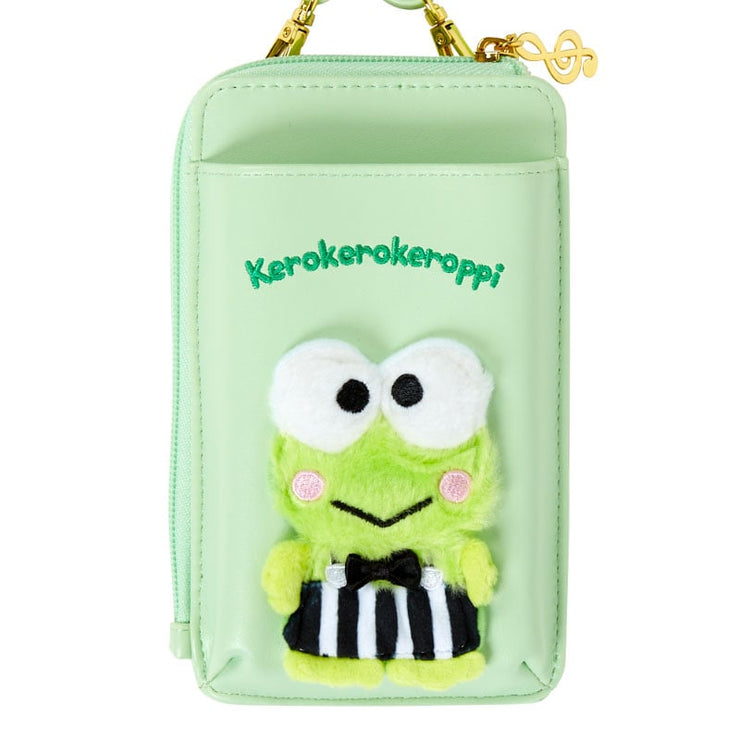 [Sanrio] Keroppi & Pekkle Song and Dance Cheerful Design Series - Smartphone Shoulder Bag -Keroppi [JUL 2024] Sanrio Original Japan