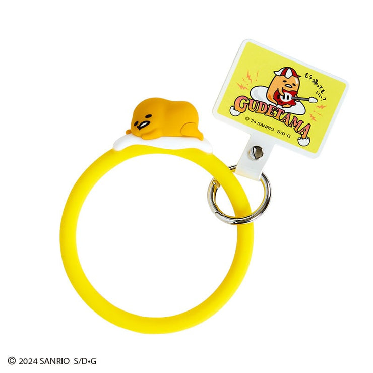 [Sanrio] -Gudetama and KIRIMIchan Festival Design Series- Smartphone Ring Strap - Gudetama [AUG 2024] Sanrio Original Japan