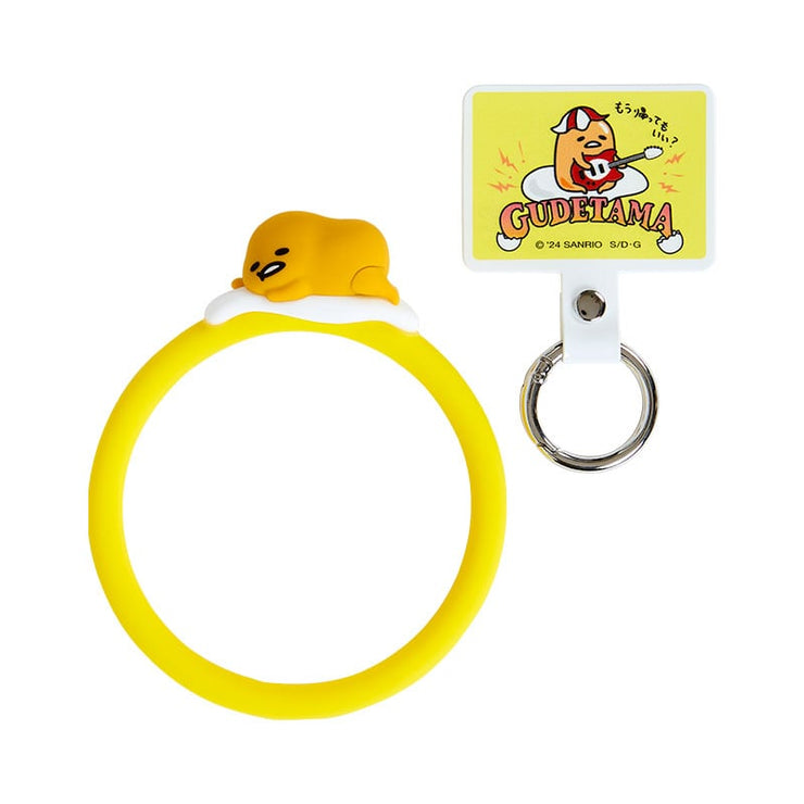 [Sanrio] -Gudetama and KIRIMIchan Festival Design Series- Smartphone Ring Strap - Gudetama [AUG 2024] Sanrio Original Japan