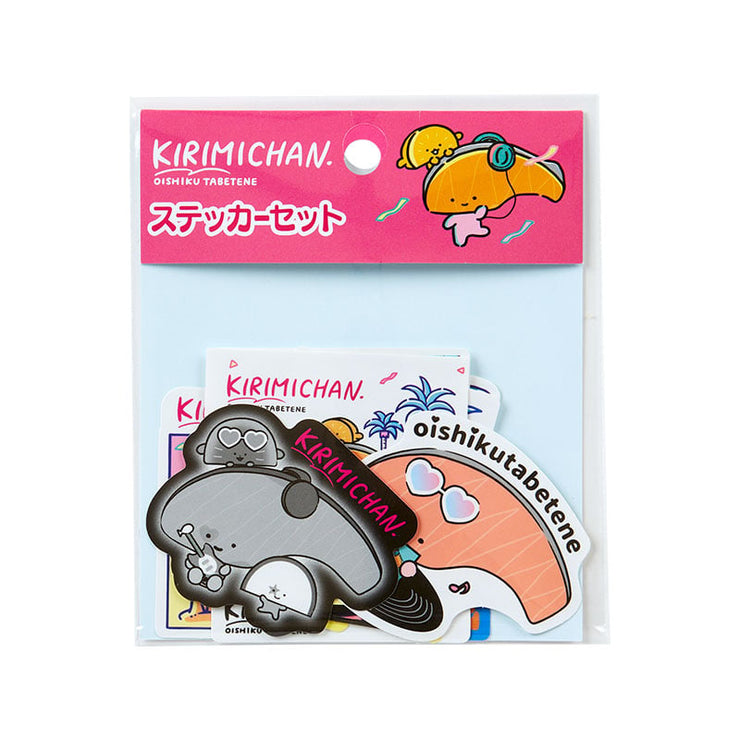 [Sanrio] -Gudetama and KIRIMIchan Festival Design Series- Sticker Set - KIRIMIchan [AUG 2024] Sanrio Original Japan