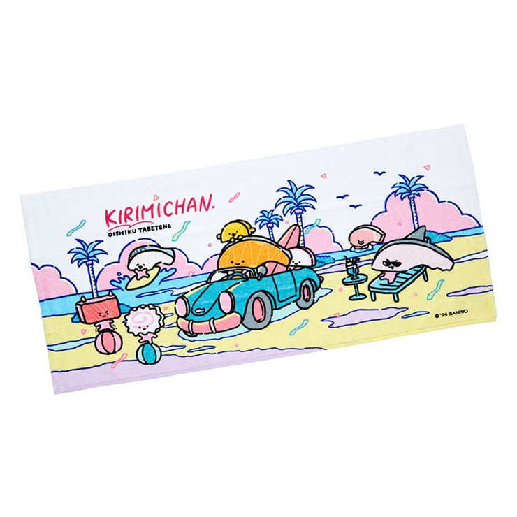 [Sanrio] -Gudetama and KIRIMIchan Festival Design Series- Face Towel - KIRIMIchan [AUG 2024] Sanrio Original Japan