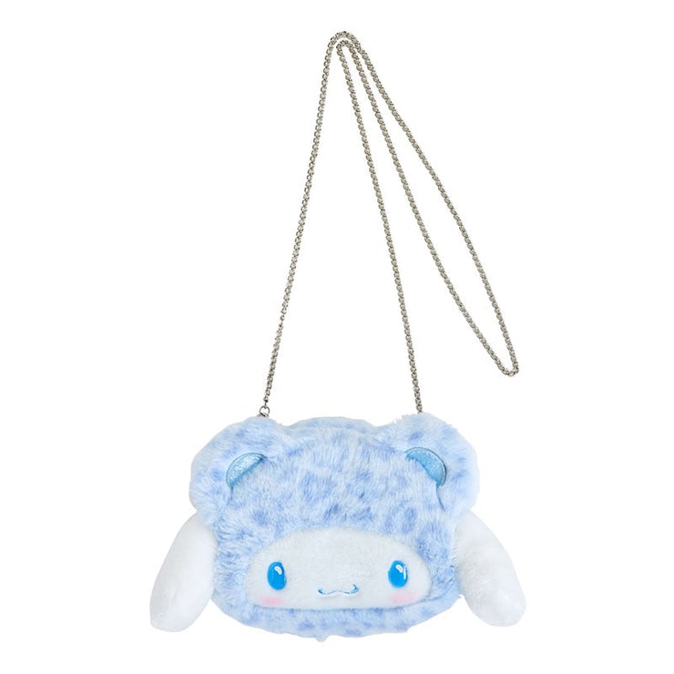 [Sanrio] - Gal Kuma Design Series-  Face-Shaped 2-Way Shoulder Pouch - Cinnamoroll [AUG 2024] Sanrio Original Japan