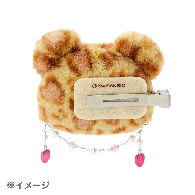 [Sanrio] - Gal Kuma Design Series- Face-Shaped Hair Clip - My Melody [AUG 2024] Sanrio Original Japan