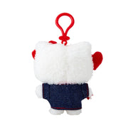 [Sanrio] -Denim Patch Design Series- Mascot Holder - Hello Kitty [SEP 2024] Sanrio Original Japan