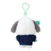 [Sanrio] -Denim Patch Design Series- Mascot Holder - Pochacco [SEP 2024] Sanrio Original Japan