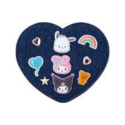 [Sanrio] -Denim Patch Design Series- Folding Mirror [SEP 2024] Sanrio Original Japan