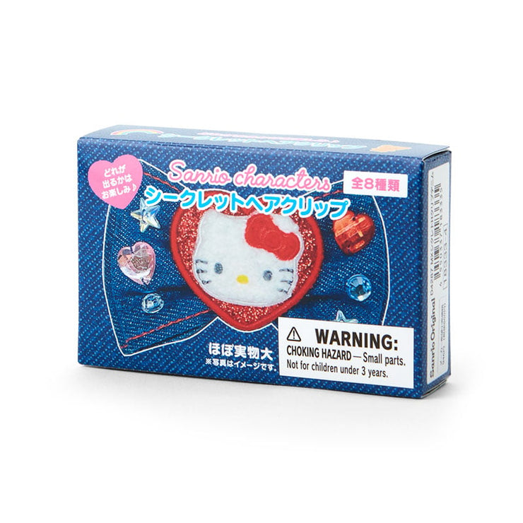 [Sanrio] -Denim Patch Design Series- Secret Hair Clip [Blind Package] [SEP 2024] Sanrio Original Japan