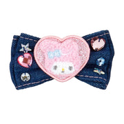 [Sanrio] -Denim Patch Design Series- Secret Hair Clip [Blind Package] [SEP 2024] Sanrio Original Japan