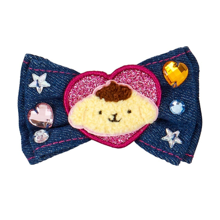 [Sanrio] -Denim Patch Design Series- Secret Hair Clip [Blind Package] [SEP 2024] Sanrio Original Japan