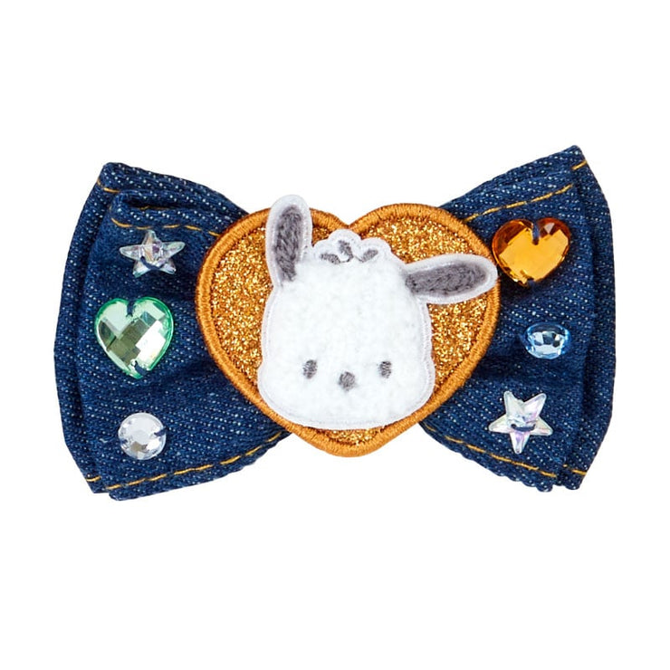 [Sanrio] -Denim Patch Design Series- Secret Hair Clip [Blind Package] [SEP 2024] Sanrio Original Japan