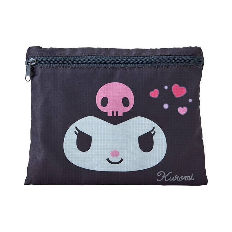 [Sanrio] Face-Shaped Boston Bag- Kuromi [SEP 2024] Sanrio Original Japan