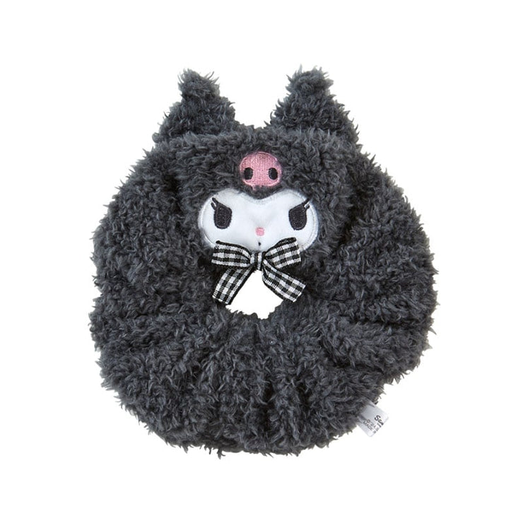 [Sanrio] Face-shaped Scrunchie -Kuromi [SEP 2024] Sanrio Original Japan