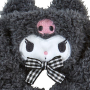 [Sanrio] Face-shaped Scrunchie -Kuromi [SEP 2024] Sanrio Original Japan