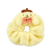 [Sanrio] Face-shaped Scrunchie -Pom Pom Purin [SEP 2024] Sanrio Original Japan