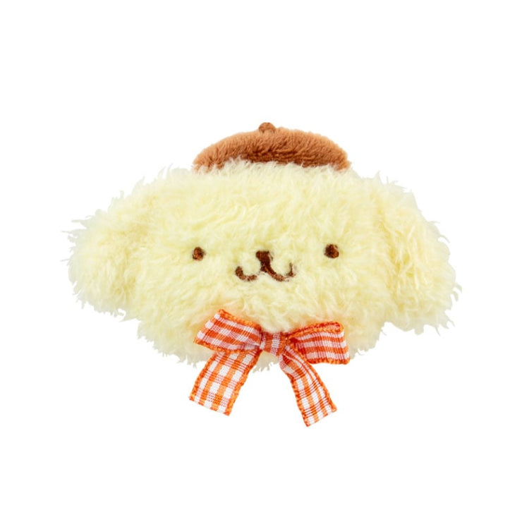 [Sanrio]  Face-shaped Hair Clip -Pom Pom Purin [SEP 2024] Sanrio Original Japan