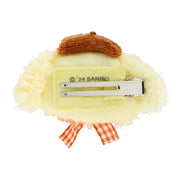 [Sanrio]  Face-shaped Hair Clip -Pom Pom Purin [SEP 2024] Sanrio Original Japan