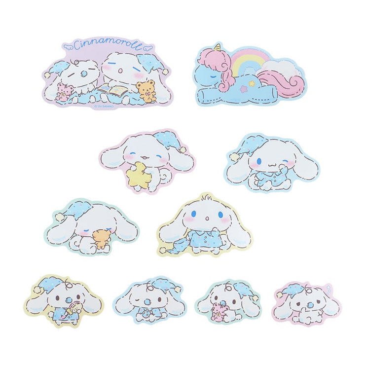 [Sanrio] -Cinnamoroll Nemu Nemu Time Design Series- Sticker Set [SEP 2024] Sanrio Original Japan