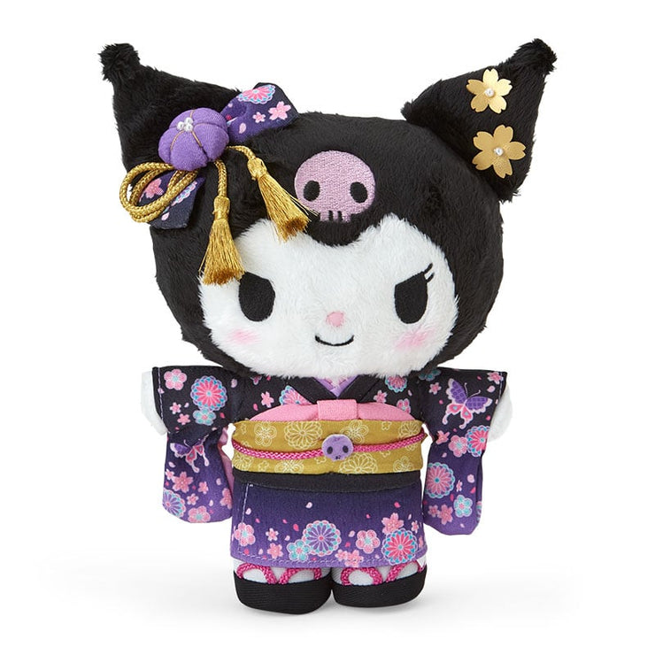 [Sanrio] Plush Toy - Kimono -Kuromi [OCT 2024] Sanrio Original Japan