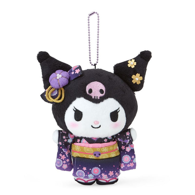 [Sanrio] Mascot Holder - Kimono -Kuromi [OCT 2024] Sanrio Original Japan